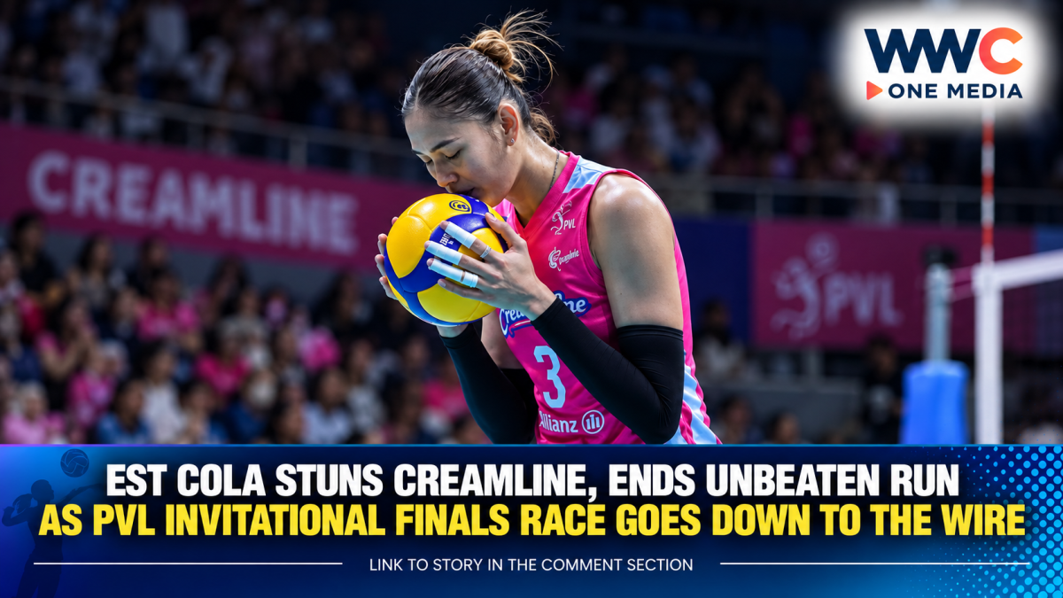 EST Cola Stuns Creamline, Ends Unbeaten Run as PVL Invitational Finals Race Goes Down to the Wire