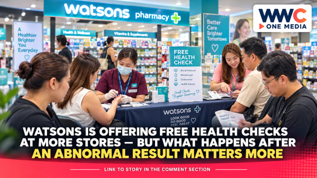 Watsons Is Offering Free Health Checks at More Stores — But What Happens After an Abnormal Result Matters More