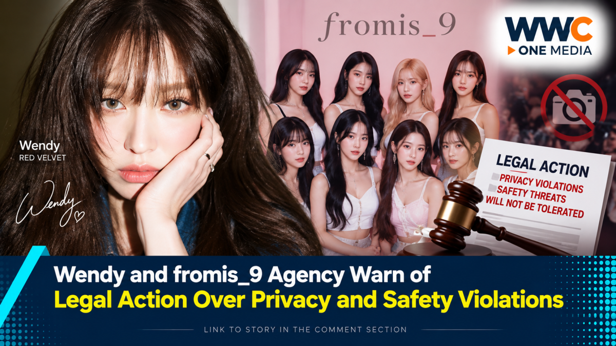 Wendy and fromis_9 Agency Warn of Legal Action Over Privacy and Safety Violations