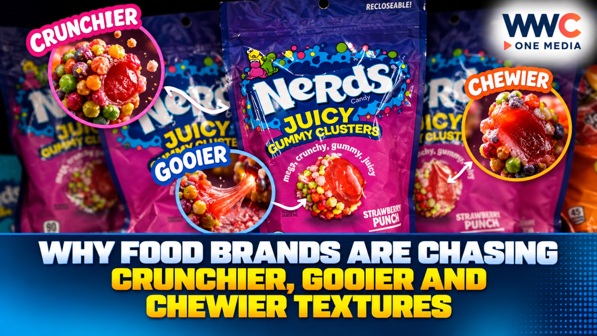 Why Food Brands Are Chasing Crunchier, Gooier and Chewier Textures