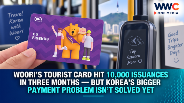 Woori’s Tourist Card Hit 10,000 Issuances in Three Months — But Korea’s Bigger Payment Problem Isn’t Solved Yet