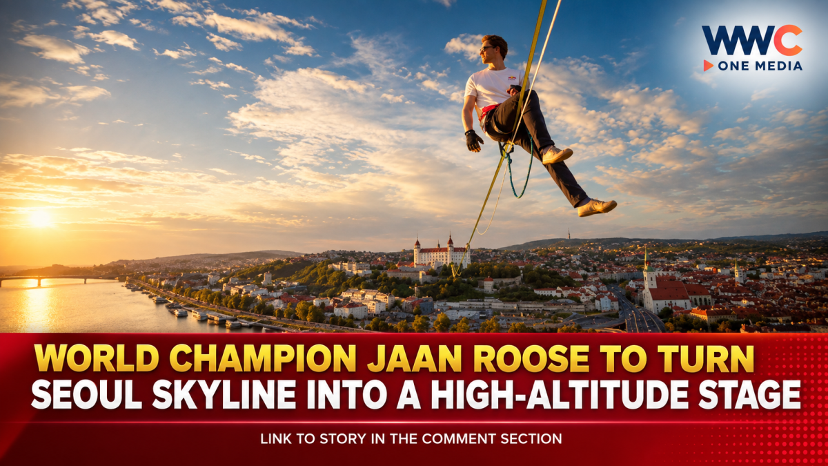 World Champion Jaan Roose to Turn Seoul Skyline Into a High-Altitude Stage