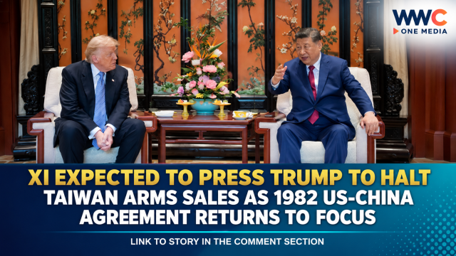 Xi Expected to Press Trump to Halt Taiwan Arms Sales as 1982 US-China Agreement Returns to Focus