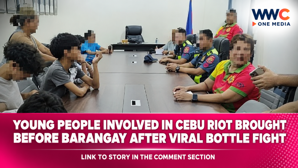 Young People Involved in Cebu Riot Brought Before Barangay After Viral Bottle Fight