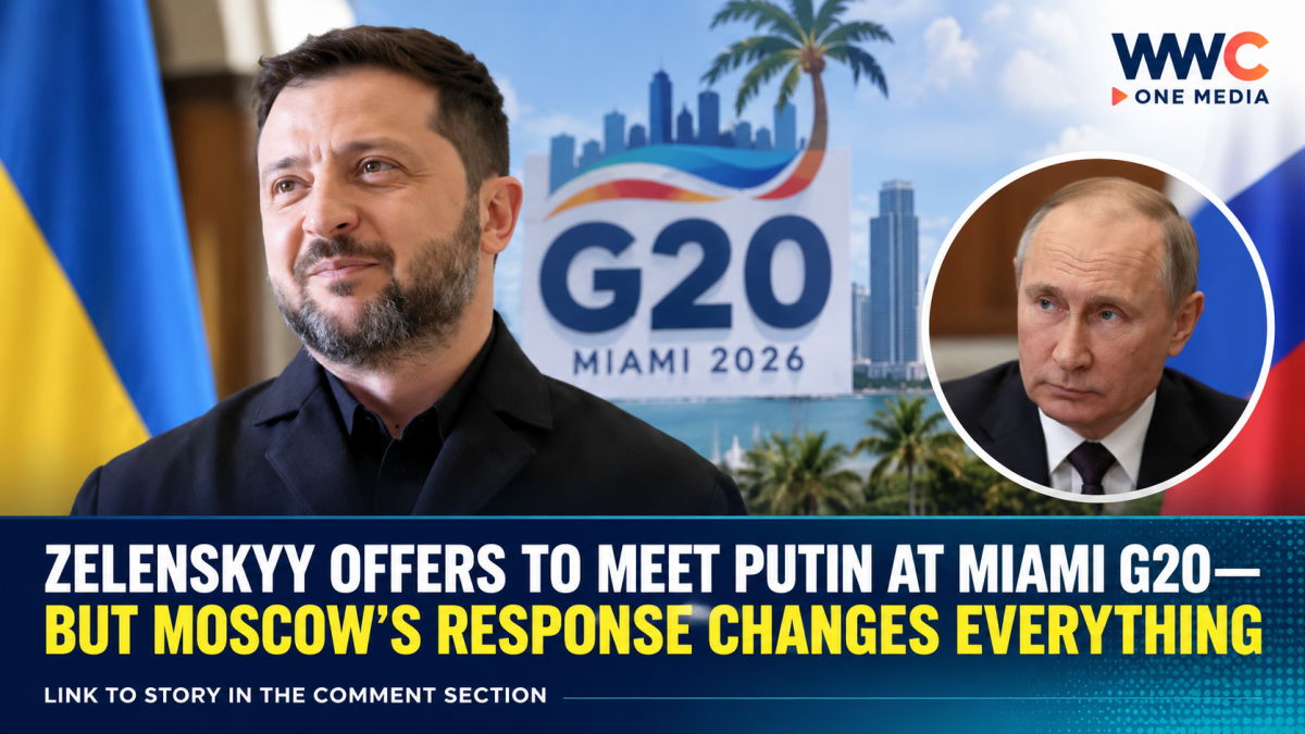 Zelenskyy Offers to Meet Putin at Miami G20—But Moscow’s Response Changes Everything