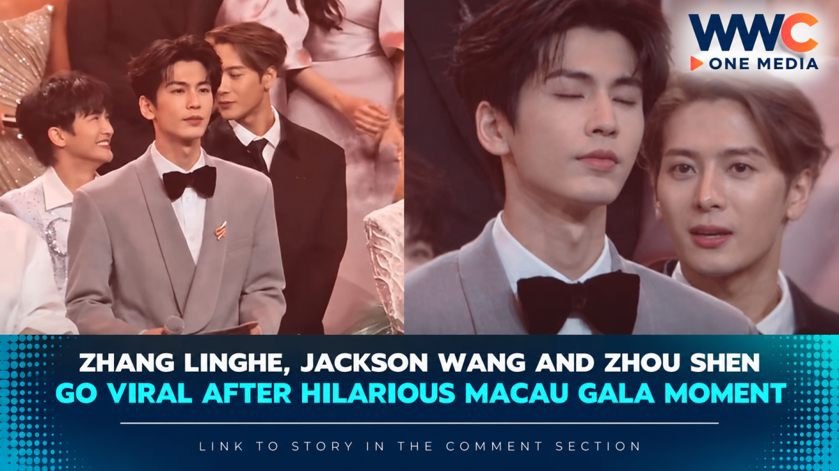 Zhang Linghe, Jackson Wang and Zhou Shen Go Viral After Hilarious Macau Gala Moment