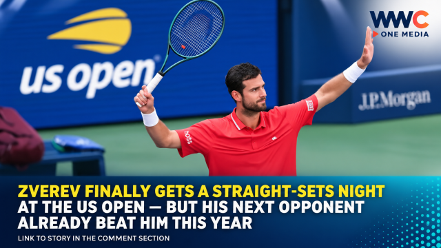 Zverev Finally Gets a Straight-Sets Night at the US Open — But His Next Opponent Already Beat Him This Year