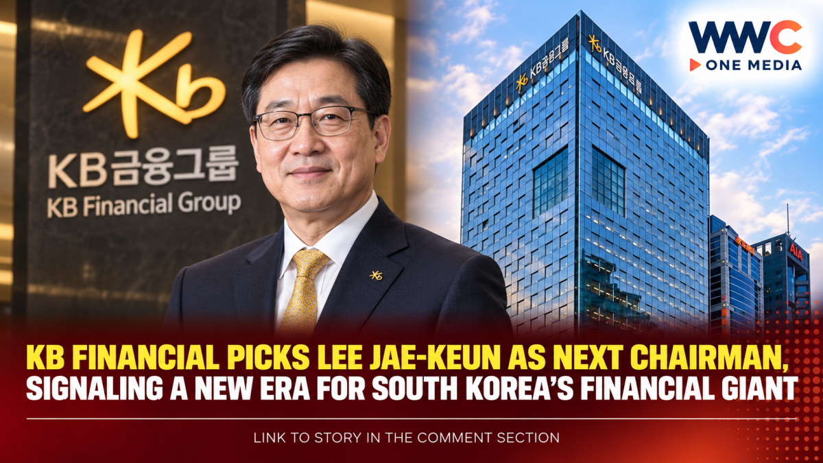 KB Financial Picks Lee Jae-keun as Next Chairman, Signaling a New Era for South Korea’s Financial Giant