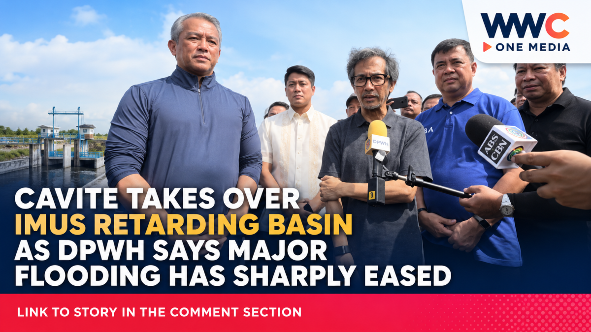Cavite Takes Over Imus Retarding Basin as DPWH Says Major Flooding Has Sharply Eased