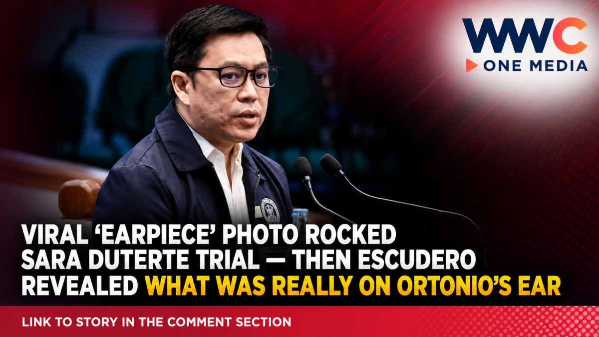 Viral ‘Earpiece’ Photo Rocked Sara Duterte Trial — Then Escudero Revealed What Was Really on Ortonio’s Ear
