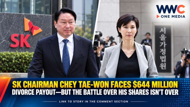 SK Chairman Chey Tae-won Faces $644 Million Divorce Payout—But the Battle Over His Shares Isn’t Over