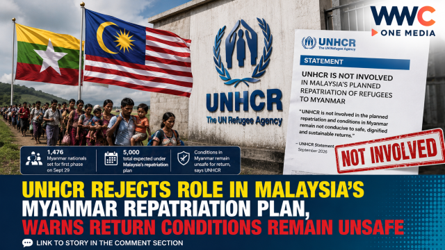 UNHCR Rejects Role in Malaysia’s Myanmar Repatriation Plan, Warns Return Conditions Remain Unsafe