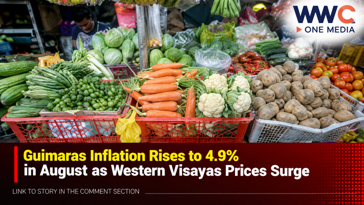 Guimaras Inflation Rises to 4.9% in August as Western Visayas Prices Surge