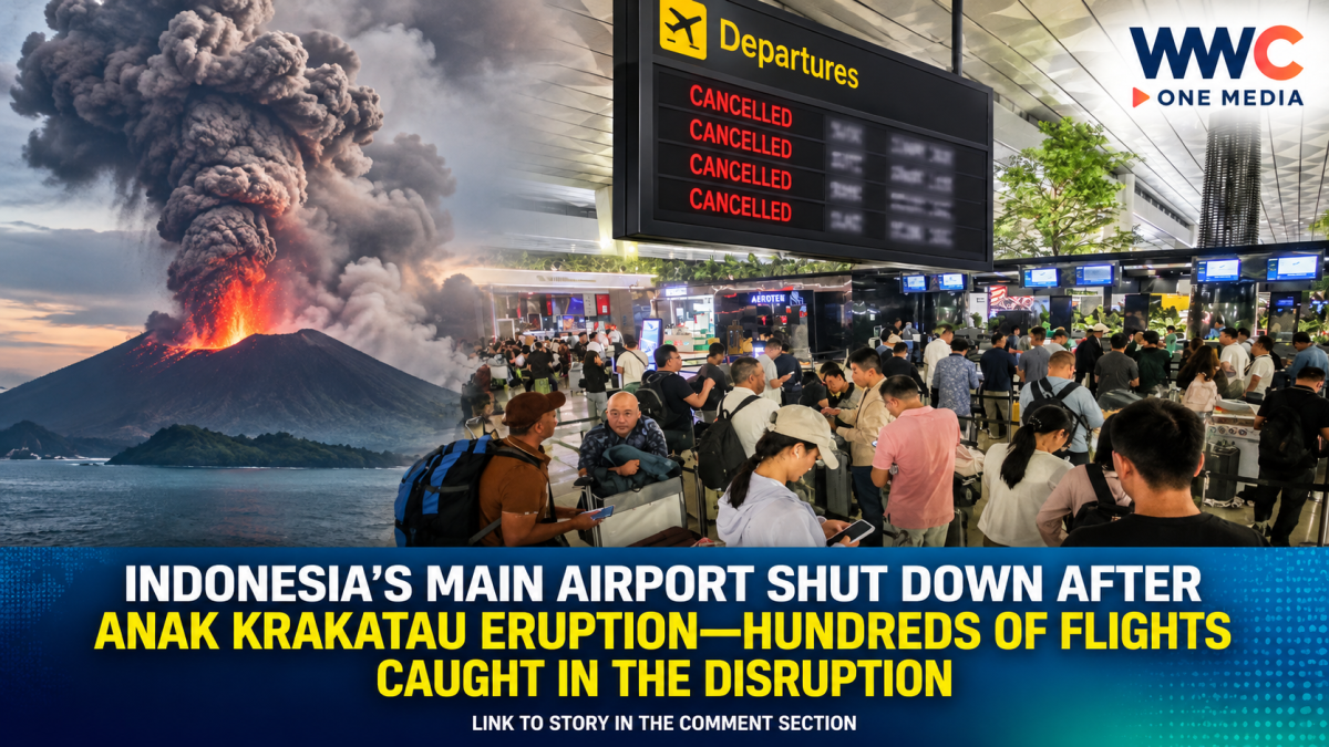 Indonesia’s Main Airport Shut Down After Anak Krakatau Eruption—Hundreds of Flights Caught in the Disruption