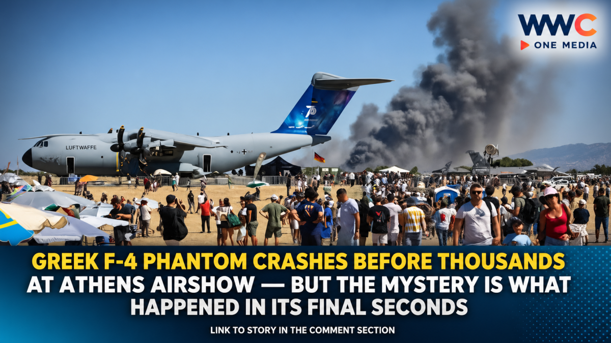 Greek F-4 Phantom Crashes Before Thousands at Athens Airshow — But the Mystery Is What Happened in Its Final Seconds