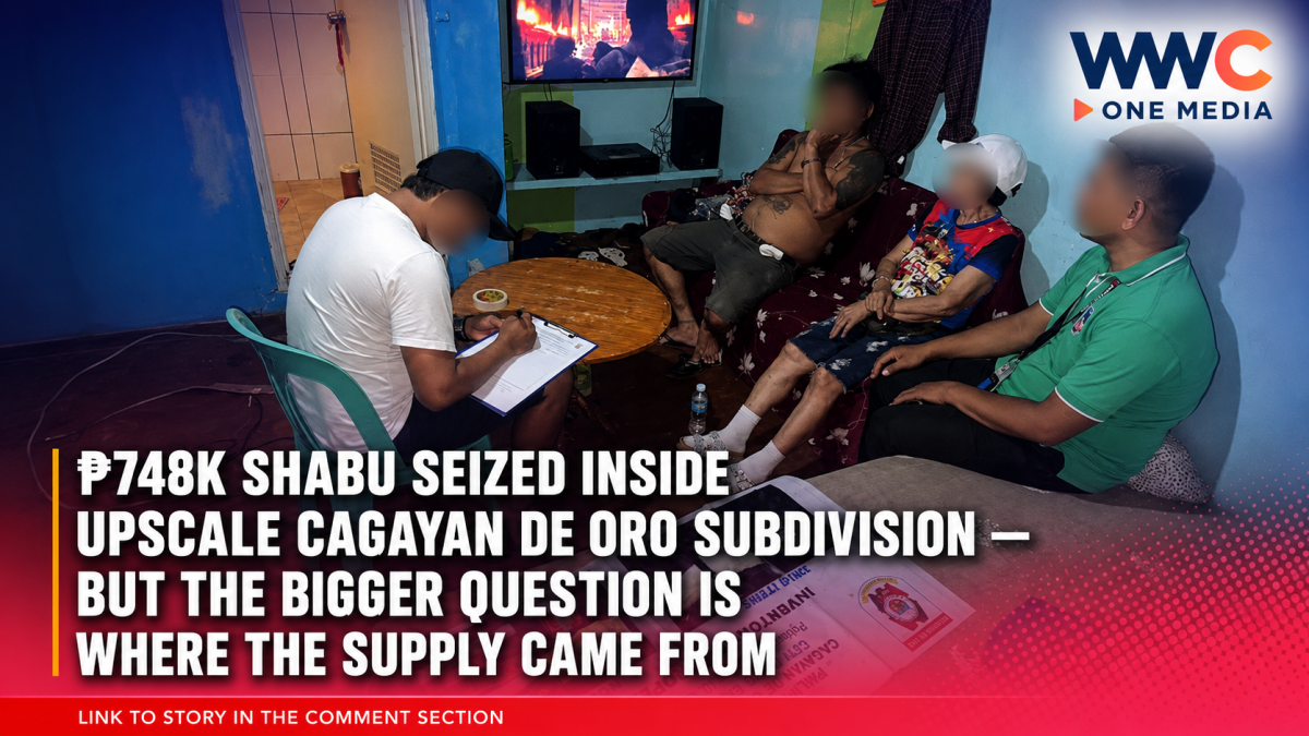 ₱748K Shabu Seized Inside Upscale Cagayan de Oro Subdivision — But the Bigger Question Is Where the Supply Came From