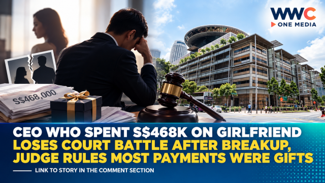CEO Who Spent S$468K on Girlfriend Loses Court Battle After Breakup, Judge Rules Most Payments Were Gifts