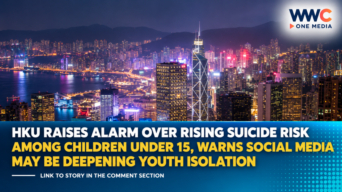 HKU Raises Alarm Over Rising Suicide Risk Among Children Under 15, Warns Social Media May Be Deepening Youth Isolation