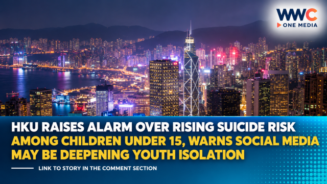 HKU Raises Alarm Over Rising Suicide Risk Among Children Under 15, Warns Social Media May Be Deepening Youth Isolation