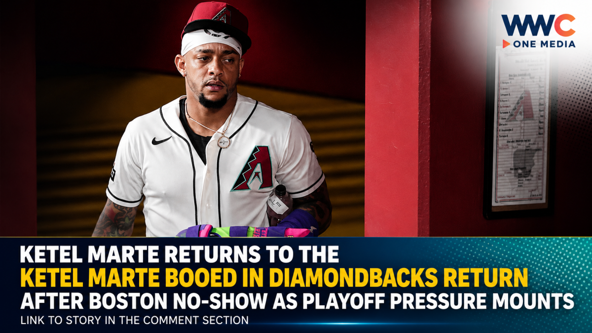 Ketel Marte Booed in Diamondbacks Return After Boston No-Show as Playoff Pressure Mounts