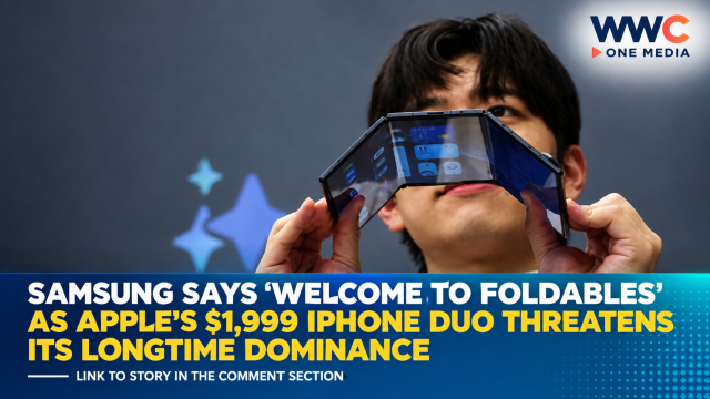 Samsung Says ‘Welcome to Foldables’ as Apple’s $1,999 iPhone Duo Threatens Its Longtime Dominance