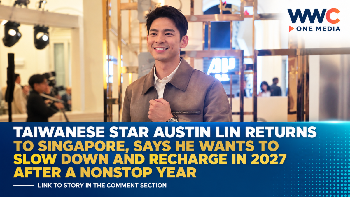 Taiwanese Star Austin Lin Returns to Singapore, Says He Wants to Slow Down and Recharge in 2027 After a Nonstop Year