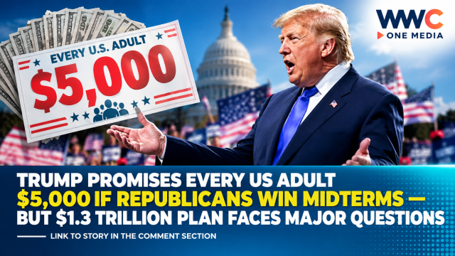 Trump Promises Every US Adult $5,000 If Republicans Win Midterms — But $1.3 Trillion Plan Faces Major Questions