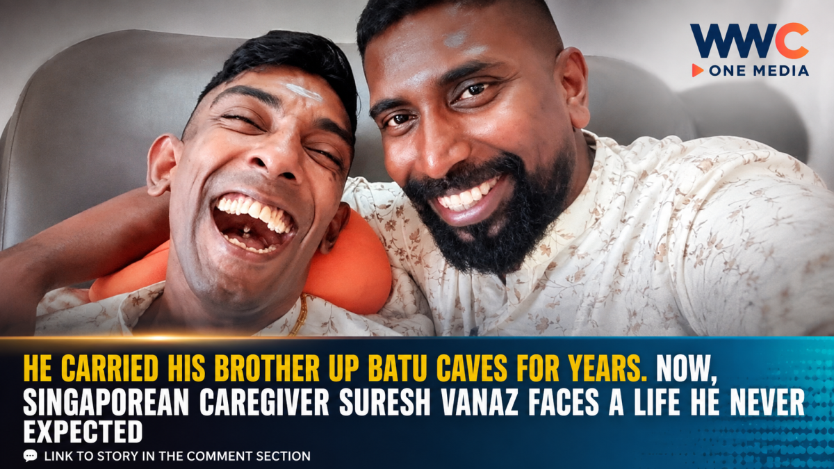 He Carried His Brother Up Batu Caves for Years. Now, Singaporean Caregiver Suresh Vanaz Faces a Life He Never Expected