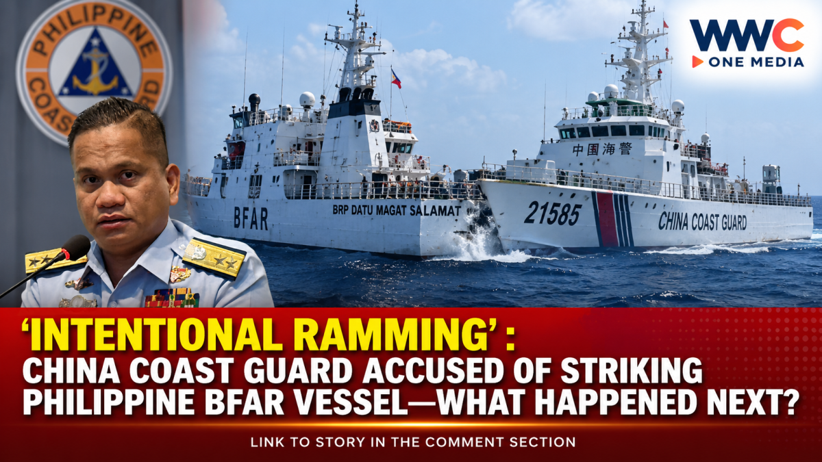 ‘Intentional Ramming’: China Coast Guard Accused of Striking Philippine BFAR Vessel—What Happened Next?