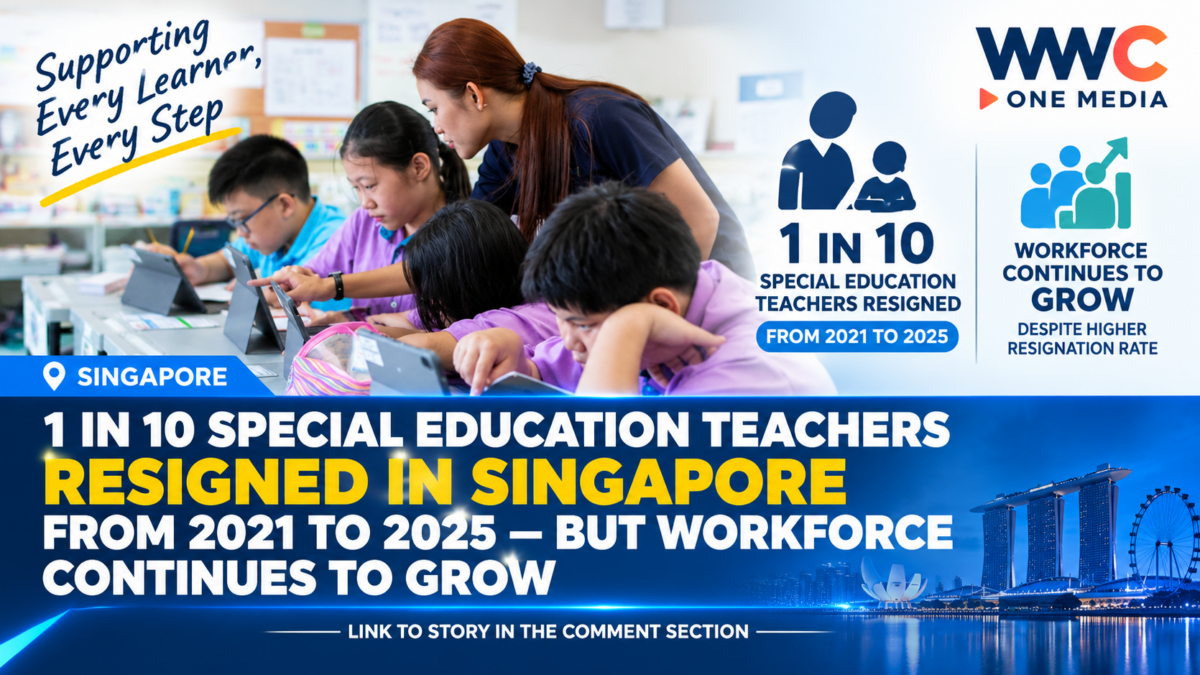 1 in 10 Special Education Teachers Resigned in Singapore From 2021 to 2025 — But Workforce Continues to Grow