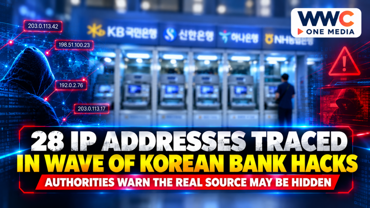 28 IP Addresses Traced in Wave of Korean Bank Hacks — But Authorities Warn the Real Source May Be Hidden
