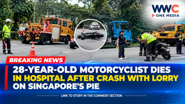 28-Year-Old Motorcyclist Dies in Hospital After Crash With Lorry on Singapore’s PIE
