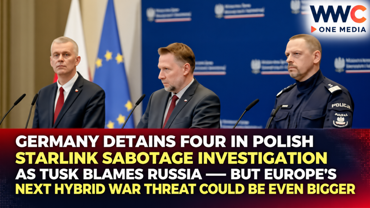 Germany Detains Four in Polish Starlink Sabotage Investigation as Tusk Blames Russia — But Europe’s Next Hybrid War Threat Could Be Even Bigger