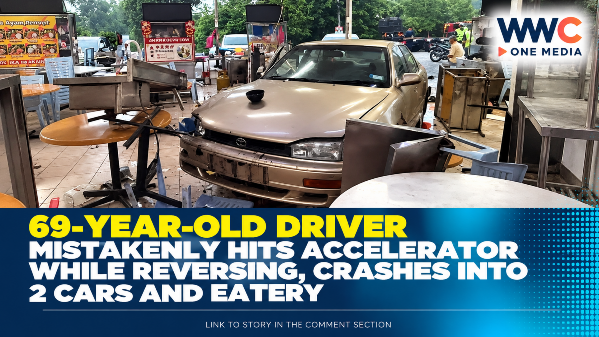 69-Year-Old Driver Mistakenly Hits Accelerator While Reversing, Crashes Into 2 Cars and Eatery