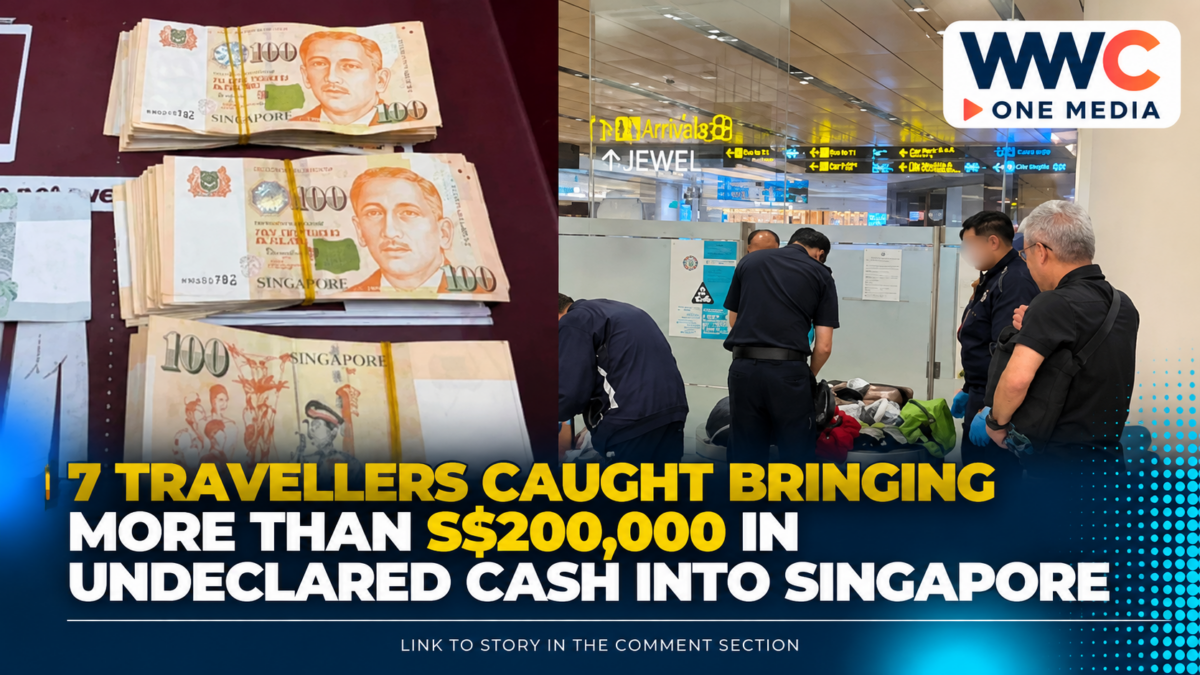 7 Travellers Caught Bringing More Than S$200,000 in Undeclared Cash Into Singapore