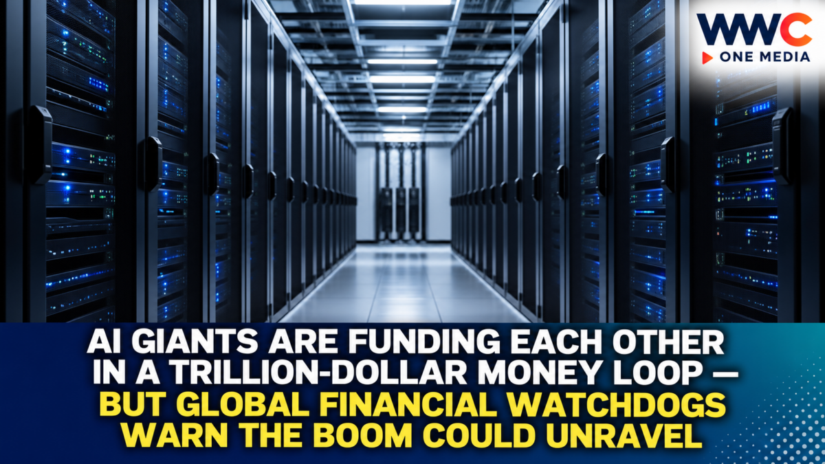 AI Giants Are Funding Each Other in a Trillion-Dollar Money Loop — But Global Financial Watchdogs Warn the Boom Could Unravel