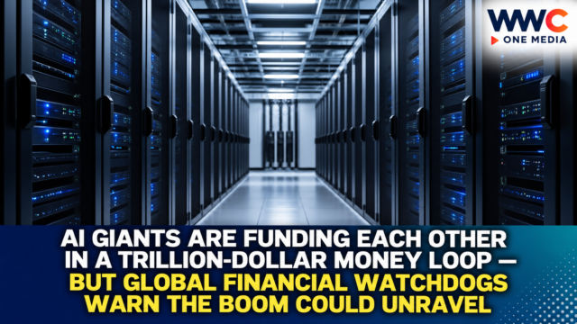 AI Giants Are Funding Each Other in a Trillion-Dollar Money Loop — But Global Financial Watchdogs Warn the Boom Could Unravel