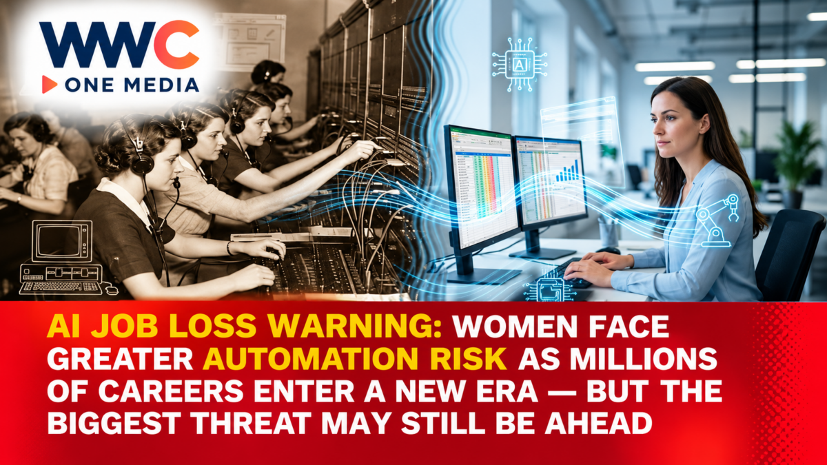 AI Job Loss Warning: Women Face Greater Automation Risk as Millions of Careers Enter a New Era — But the Biggest Threat May Still Be Ahead
