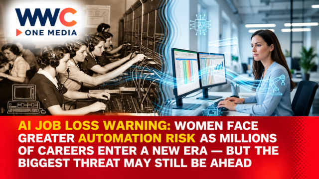 AI Job Loss Warning: Women Face Greater Automation Risk as Millions of Careers Enter a New Era — But the Biggest Threat May Still Be Ahead