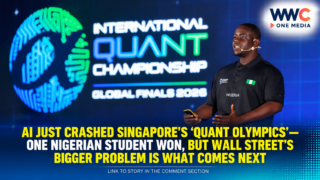 AI Just Crashed Singapore’s “Quant Olympics” — One Nigerian Student Won, But Wall Street’s Bigger Problem Is What Comes Next