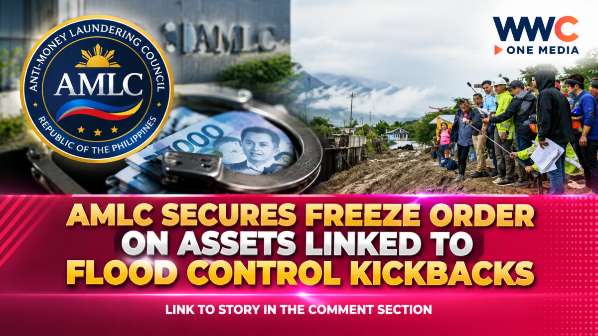 AMLC Secures Freeze Order on Assets Linked to Flood Control Kickbacks
