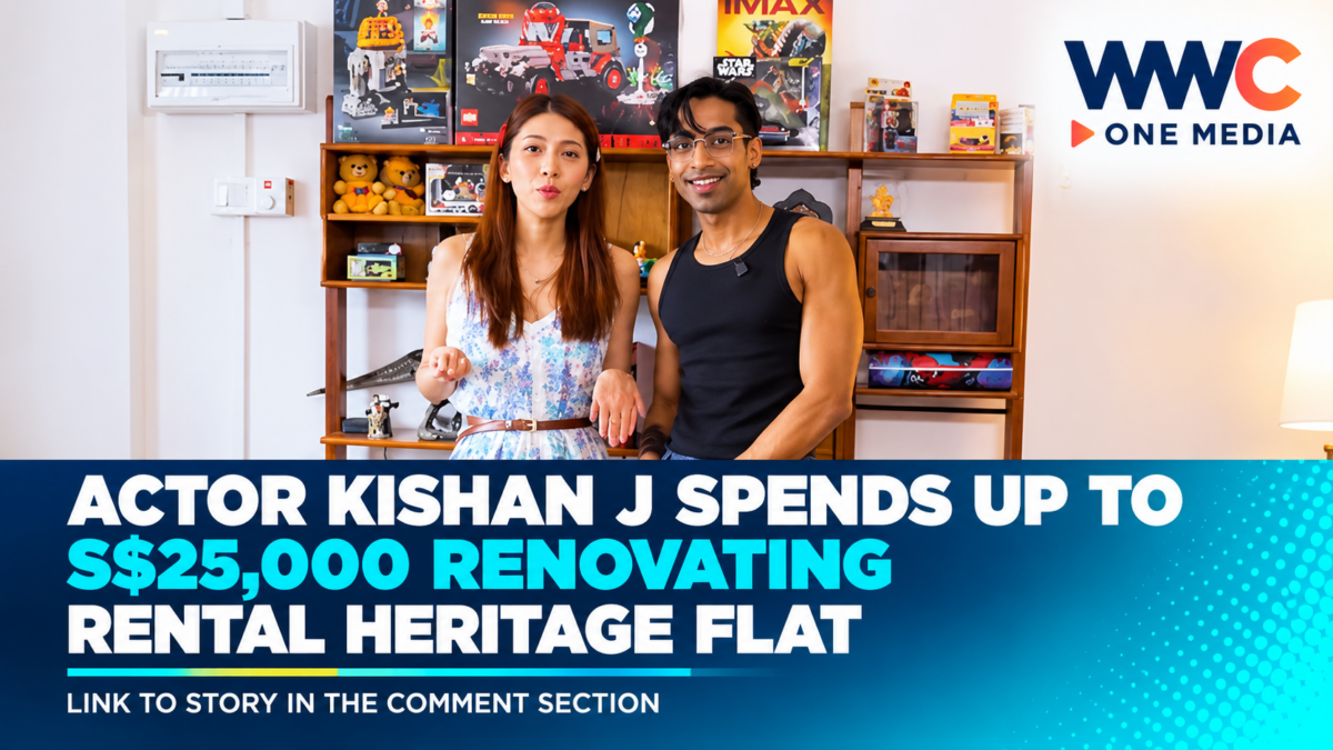 Actor Kishan J Spends Up to S$25,000 Renovating Rental Heritage Flat