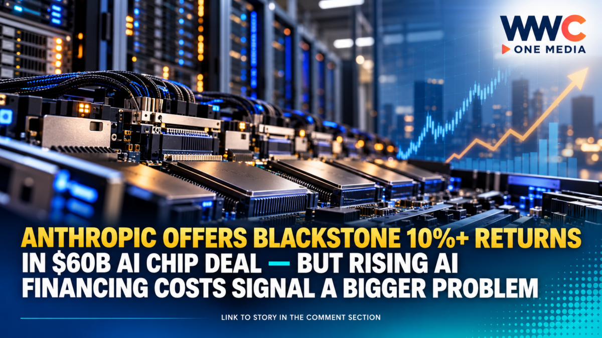 Anthropic Offers Blackstone More Than 10% Returns in $60 Billion AI Chip Deal — But the Rising Cost of AI Financing Signals a Bigger Problem