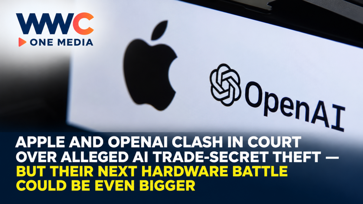 Apple and OpenAI Clash in Court Over Alleged AI Trade-Secret Theft — But Their Next Hardware Battle Could Be Even Bigger