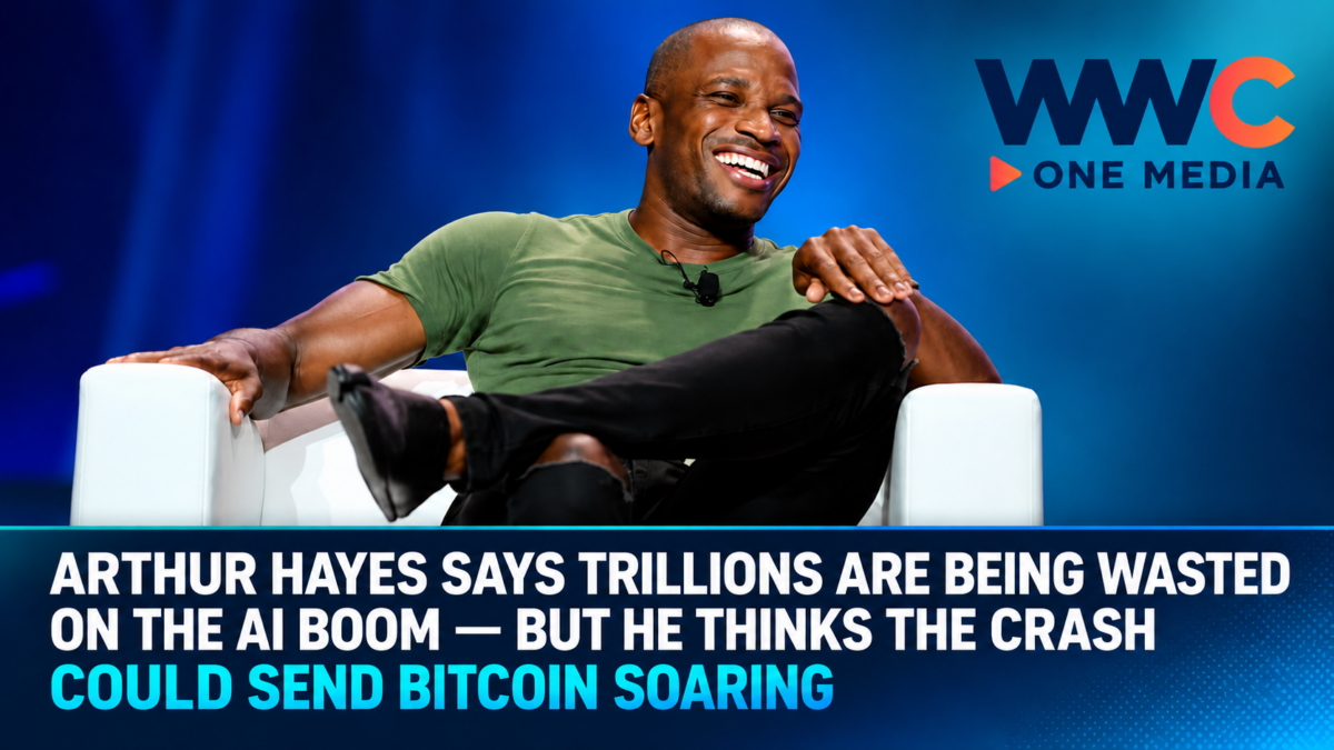 Arthur Hayes Says Trillions Are Being Wasted on the AI Boom — But He Thinks the Crash Could Send Bitcoin Soaring