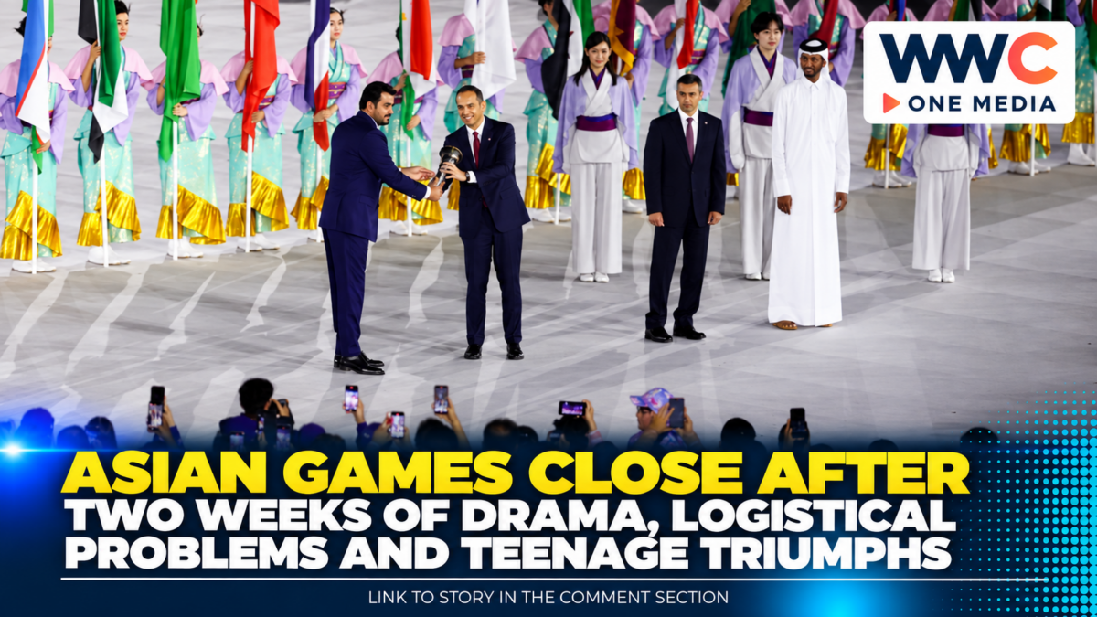 Asian Games Close After Two Weeks of Drama, Logistical Problems and Teenage Triumphs