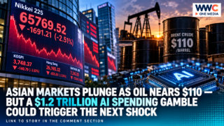 Asian Markets Plunge as Oil Nears $110 — But a $1.2 Trillion AI Spending Gamble Could Trigger the Next Shock