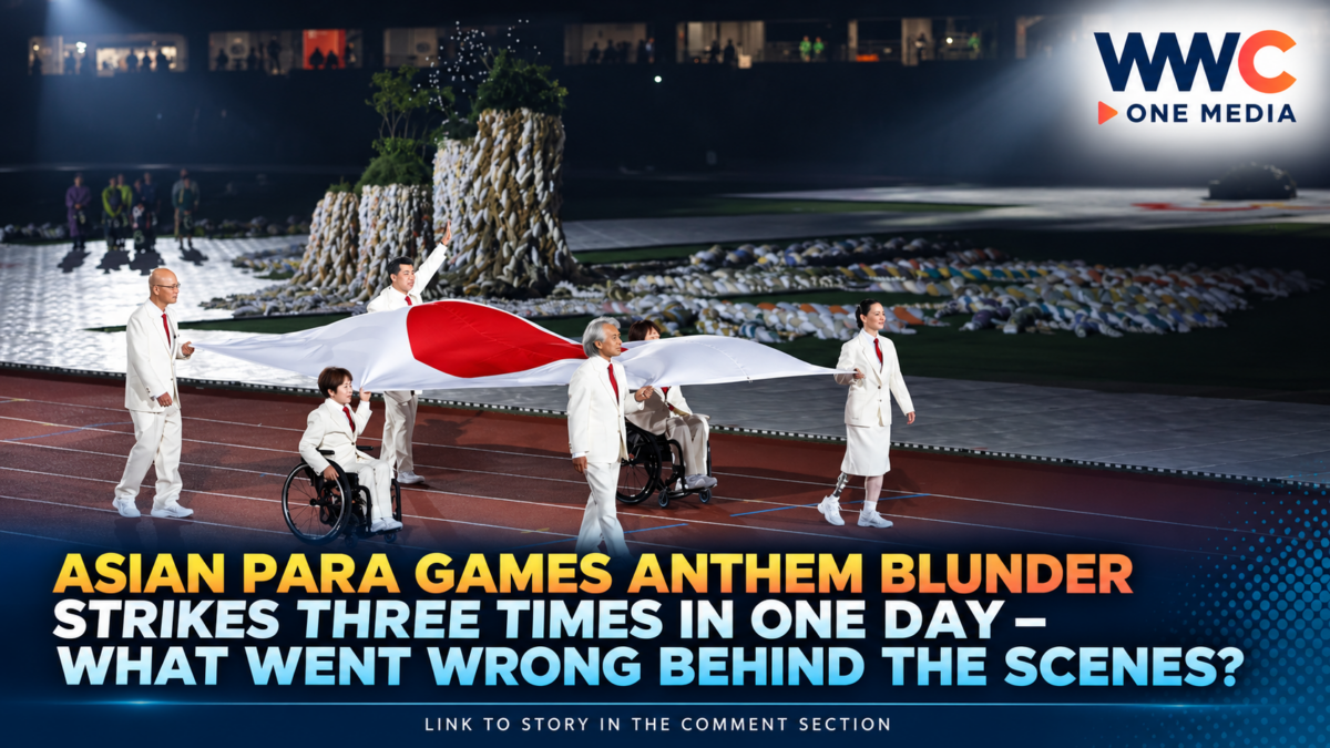 Asian Para Games Anthem Blunder Strikes Three Times in One Day — What Went Wrong Behind the Scenes?