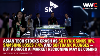 Asian Tech Stocks Crash as SK Hynix Sinks 10%, Samsung Loses 7.4% and SoftBank Plunges — But a Bigger AI Market Reckoning May Be Coming