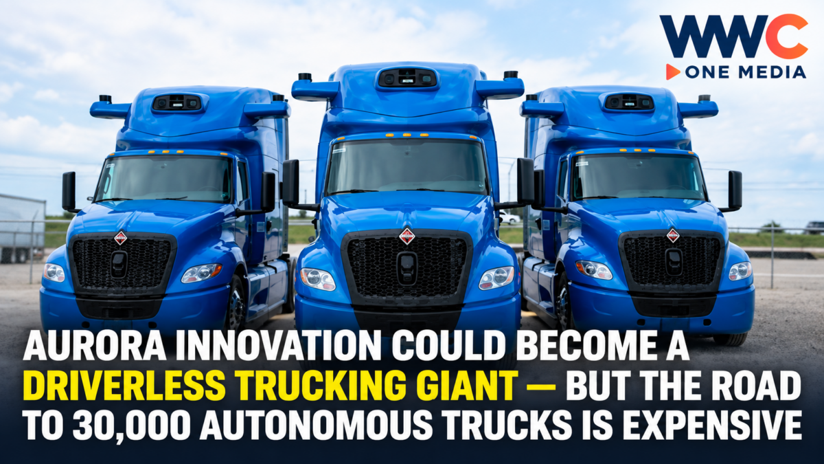 Aurora Innovation Could Become a Driverless Trucking Giant — But the Road to 30,000 Autonomous Trucks Is Expensive